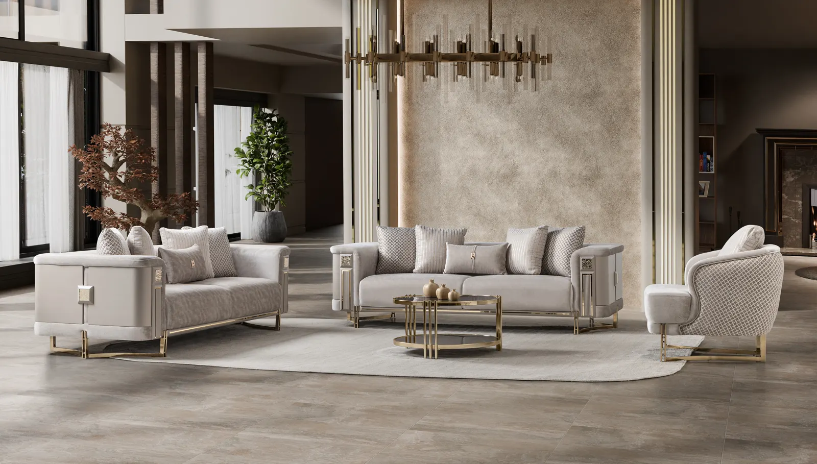 Mirage Gold Koltuk Takımı